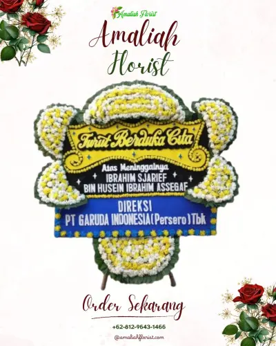 Papan Bunga Duka di Toloa
