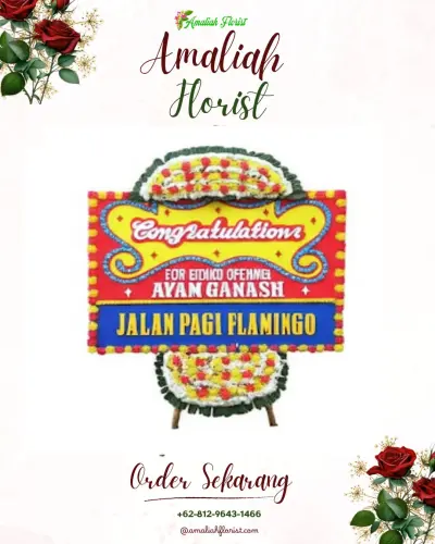 Bunga Papan Congratulation di Toloa